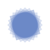 Rotated squares