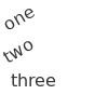 Text with transform reset